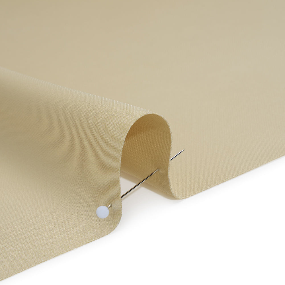 Soft Double Face Polyester Twill - Beige - Viola Collection - Detail Soft Double Face Polyester Twill - Beige - Viola Collection - Detail