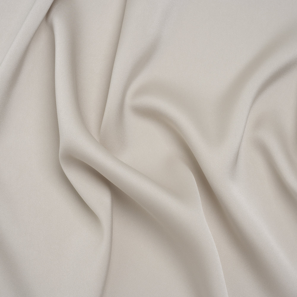 Soft Double Face Polyester Twill - Moonbeam Gray - Viola Collection Soft Double Face Polyester Twill - Moonbeam Gray - Viola Collection