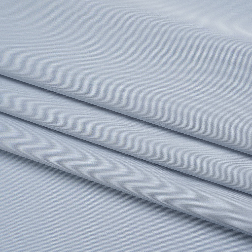 Soft Double Face Polyester Twill - Pale Blue - Viola Collection Soft Double Face Polyester Twill - Pale Blue - Viola Collection
