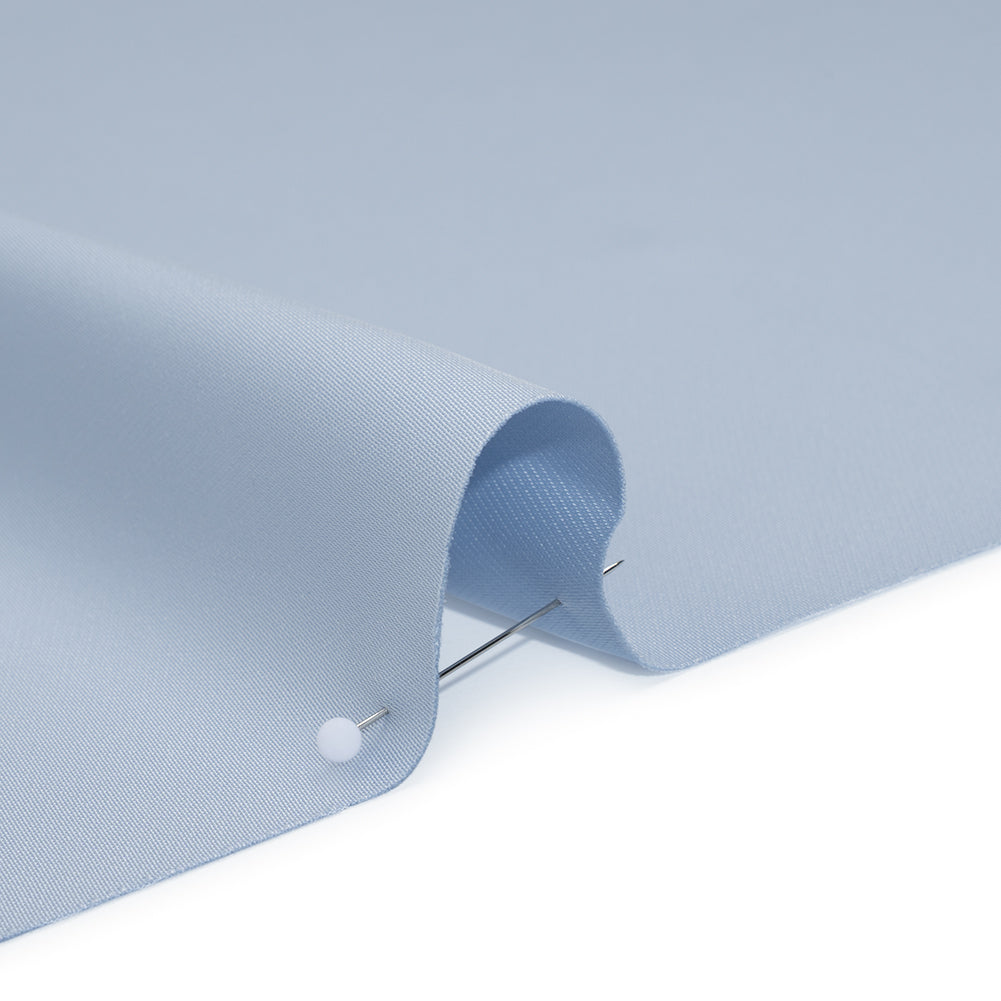 Soft Double Face Polyester Twill - Pale Blue - Viola Collection Soft Double Face Polyester Twill - Pale Blue - Viola Collection