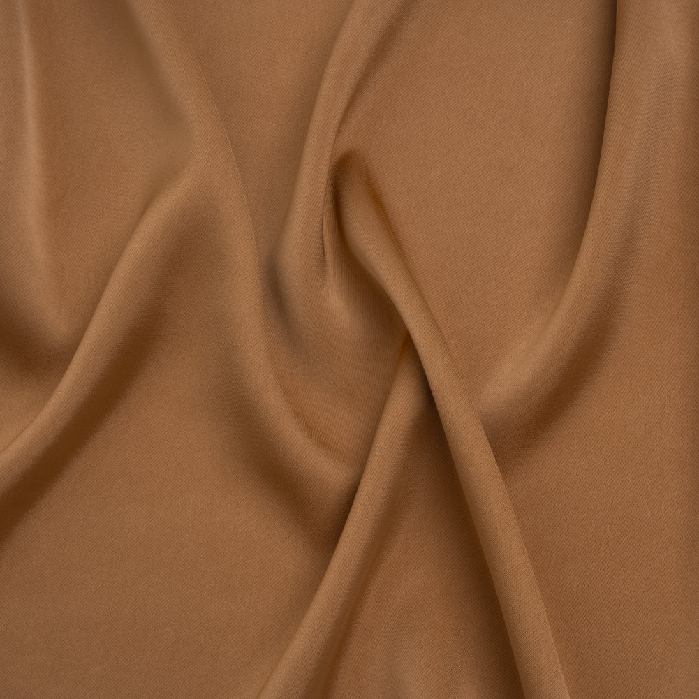 Soft Double Face Polyester Twill - Adobe Brown - Viola Collection Soft Double Face Polyester Twill - Adobe Brown - Viola Collection