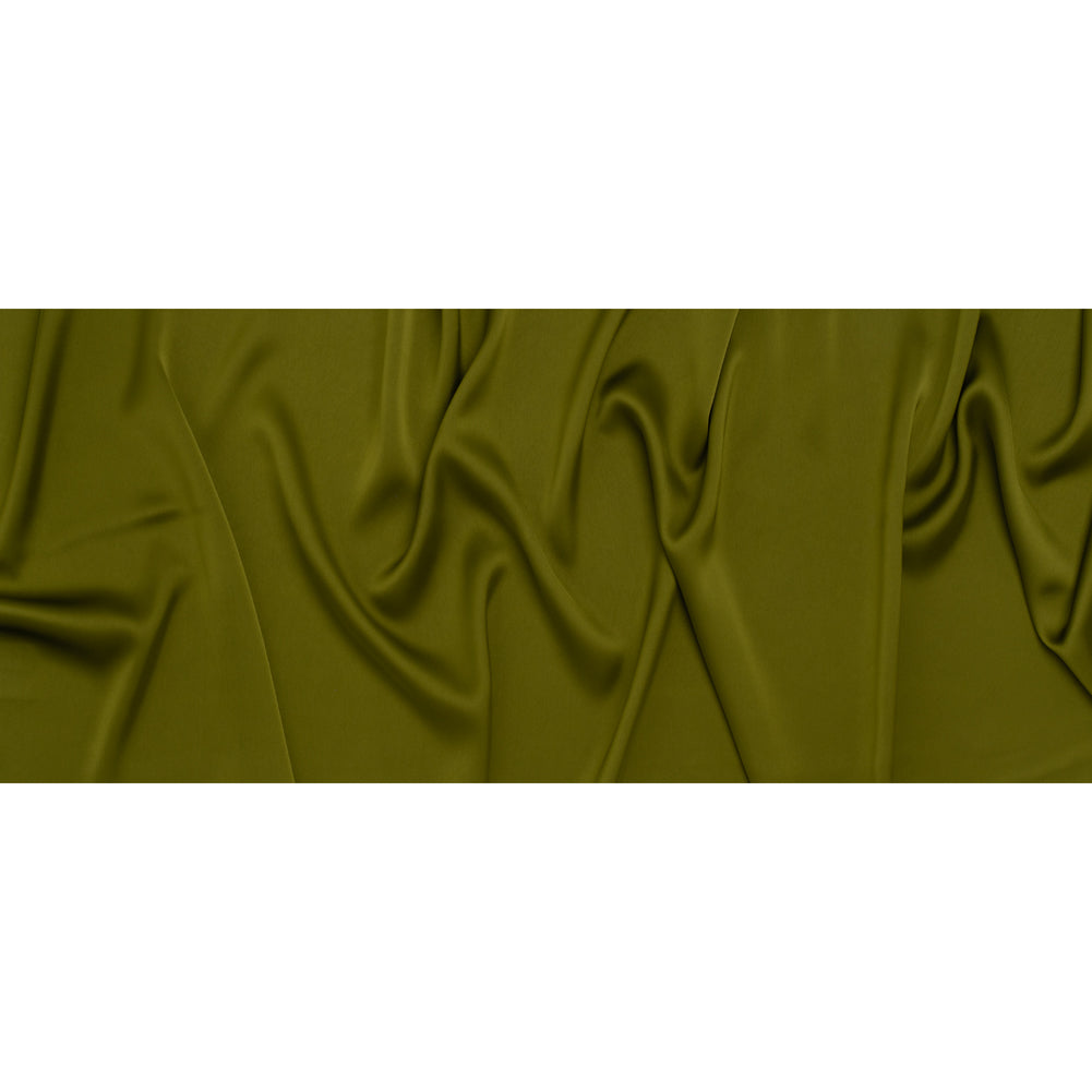 Soft Double Face Polyester Twill - Pesto Green - Viola Collection - Full Soft Double Face Polyester Twill - Pesto Green - Viola Collection - Full