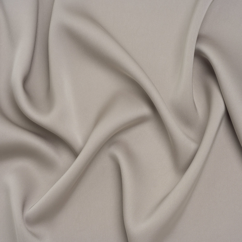 Soft Double Face Polyester Twill - Mushroom Gray - Viola Collection Soft Double Face Polyester Twill - Mushroom Gray - Viola Collection