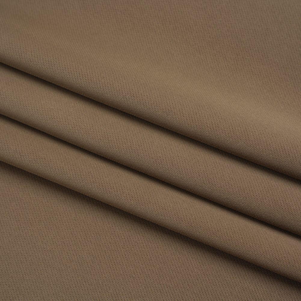 Soft Double Face Polyester Twill - Taupe - Viola Collection - Folded Soft Double Face Polyester Twill - Taupe - Viola Collection - Folded