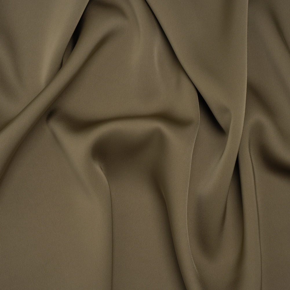 Soft Double Face Polyester Twill - Dusty Brown - Viola Collection Soft Double Face Polyester Twill - Dusty Brown - Viola Collection