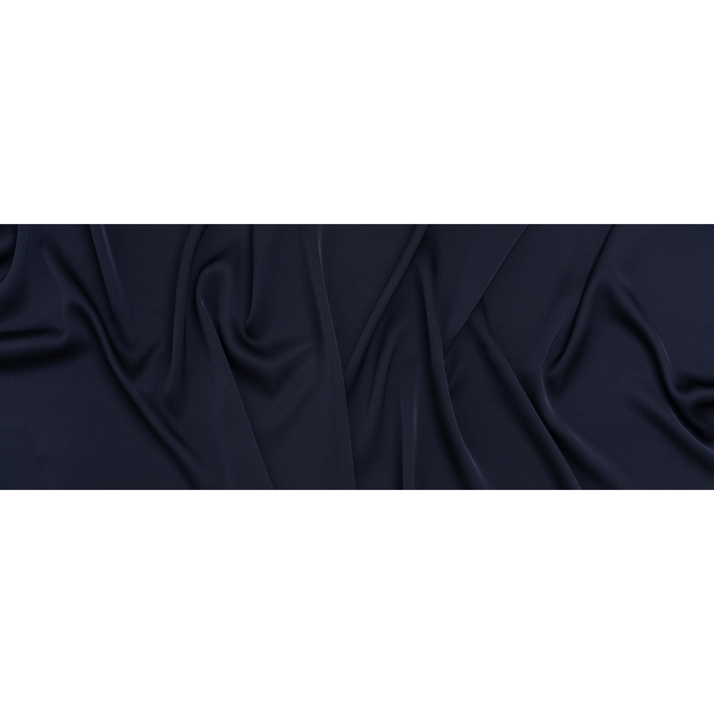 Soft Double Face Polyester Twill - Navy Blue - Viola Collection Full Soft Double Face Polyester Twill - Navy Blue - Viola Collection Full