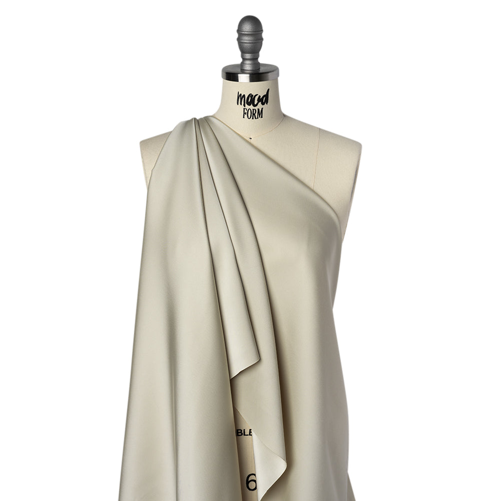 Soft Double Face Polyester Twill - Light Gray - Viola Collection Soft Double Face Polyester Twill - Light Gray - Viola Collection