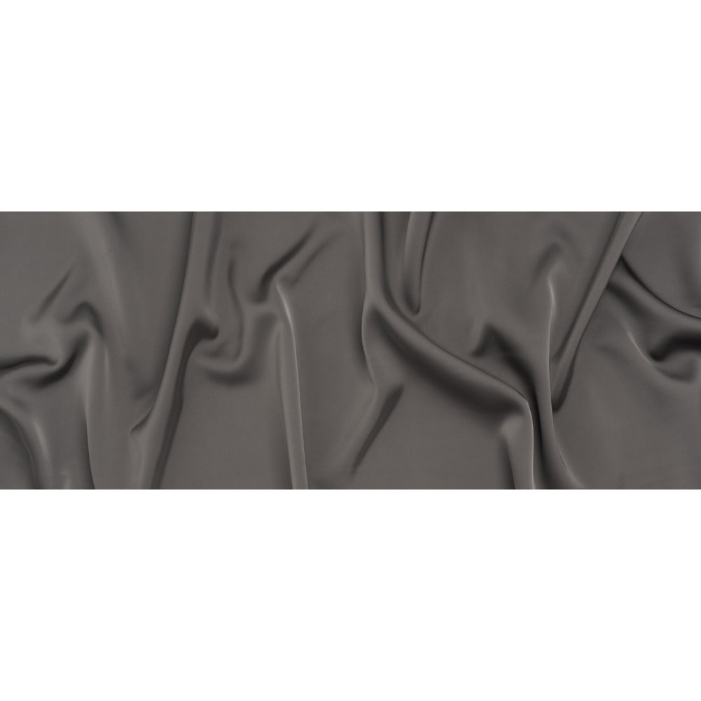 Soft Double Face Polyester Satin - Graphite Gray - Samantha Collection Soft Double Face Polyester Satin - Graphite Gray - Samantha Collection