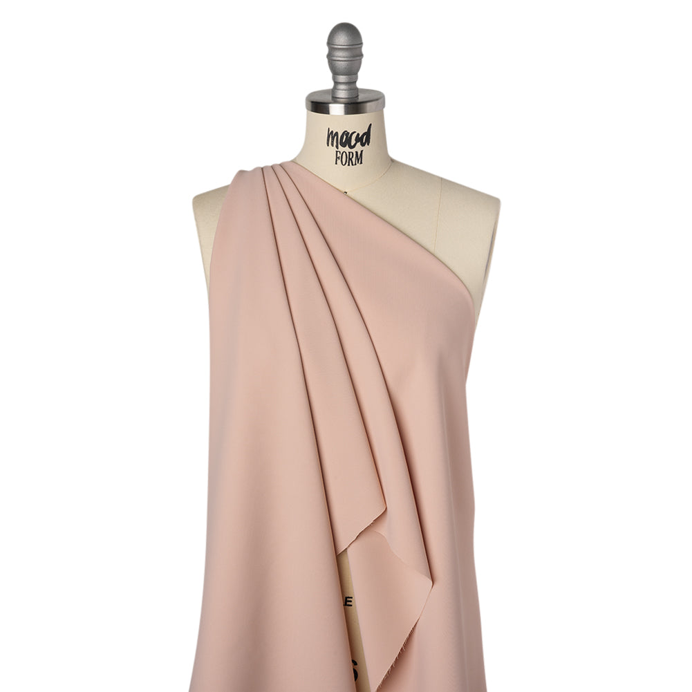 Soft Lightweight Polyester Gabardine - Baby Pink - Stefanie Collection Drape Soft Lightweight Polyester Gabardine - Baby Pink - Stefanie Collection Drape