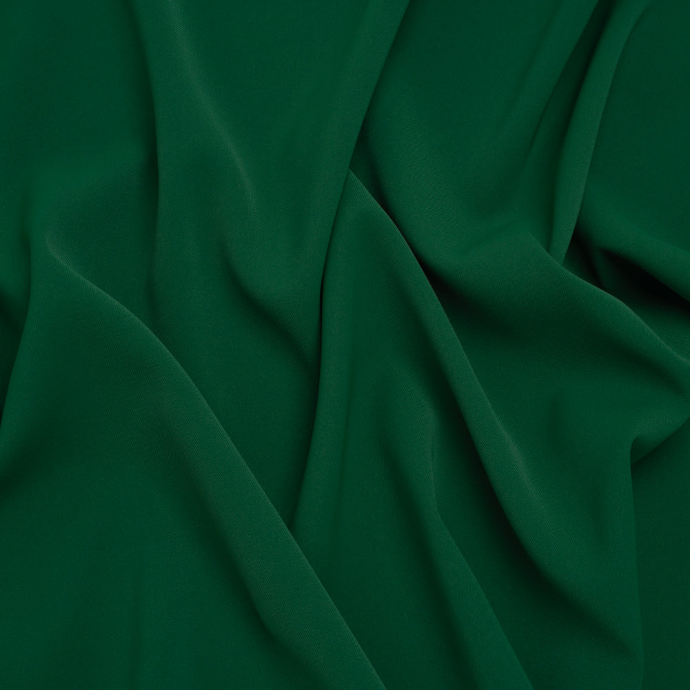 Soft Lightweight Polyester Gabardine - Emerald Green - Stefanie Collection Soft Lightweight Polyester Gabardine - Emerald Green - Stefanie Collection