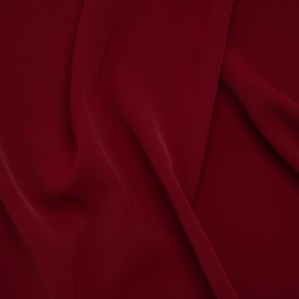 Soft Lightweight Polyester Gabardine - Red - Stefanie Collection Soft Lightweight Polyester Gabardine - Red - Stefanie Collection