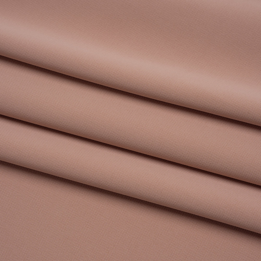 Soft Lightweight Polyester Gabardine - Dusty Rose - Stefanie Collection - Folded Soft Lightweight Polyester Gabardine - Dusty Rose - Stefanie Collection - Folded