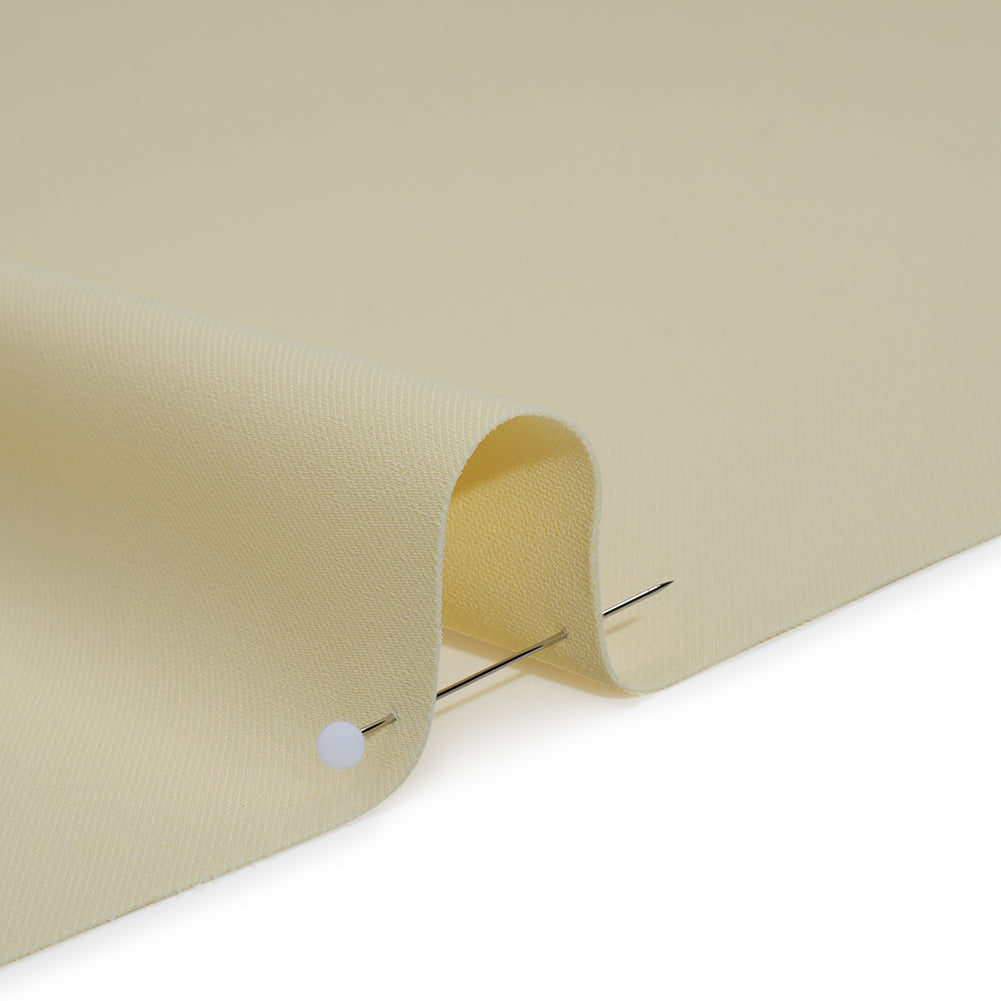 Soft Lightweight Polyester Gabardine - Pale Yellow - Stefanie Collection Soft Lightweight Polyester Gabardine - Pale Yellow - Stefanie Collection