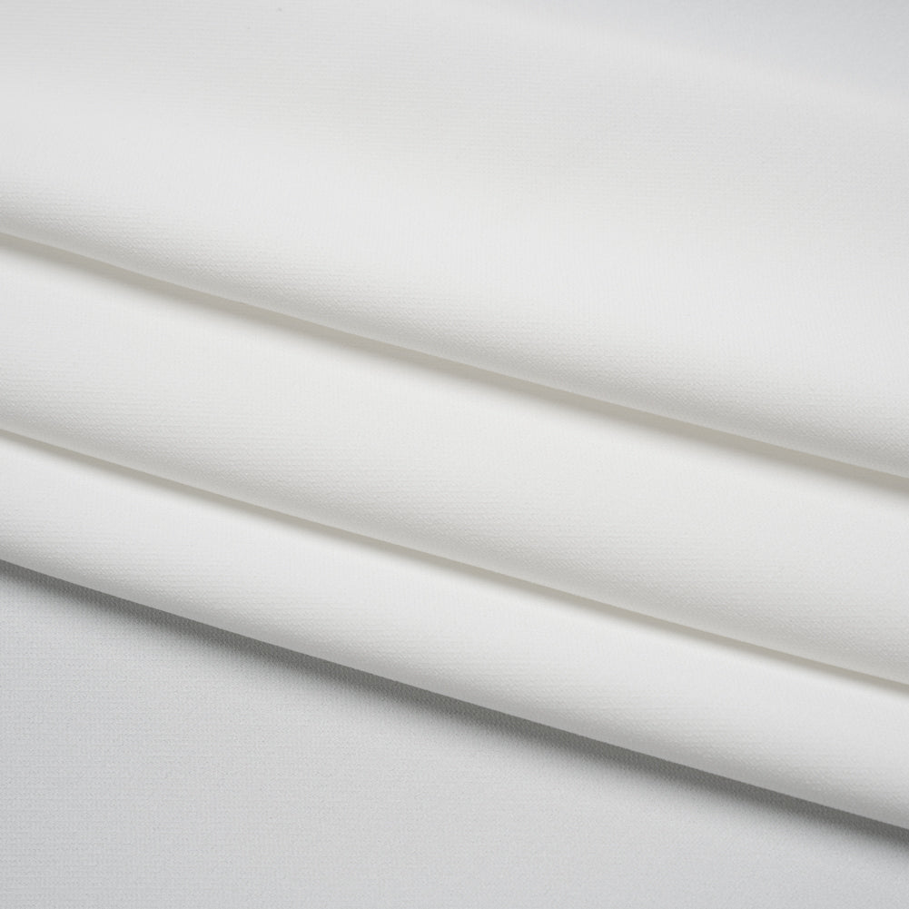 Soft Lightweight Polyester Gabardine - White - Stefanie Collection Soft Lightweight Polyester Gabardine - White - Stefanie Collection