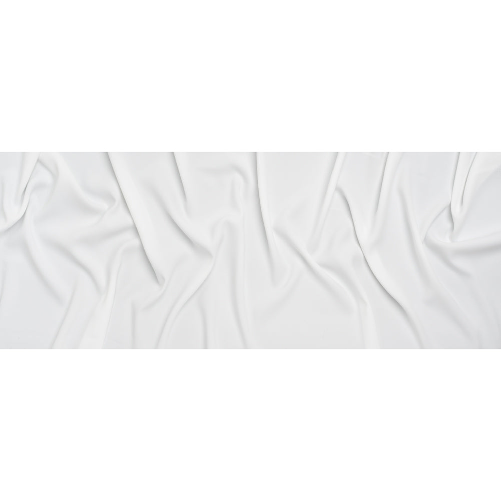 Soft Lightweight Polyester Gabardine - White - Stefanie Collection Soft Lightweight Polyester Gabardine - White - Stefanie Collection