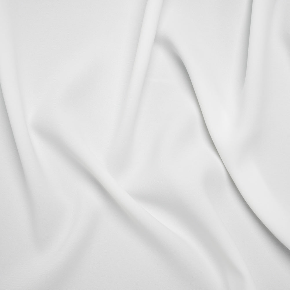 Soft Lightweight Polyester Gabardine - White - Stefanie Collection Soft Lightweight Polyester Gabardine - White - Stefanie Collection