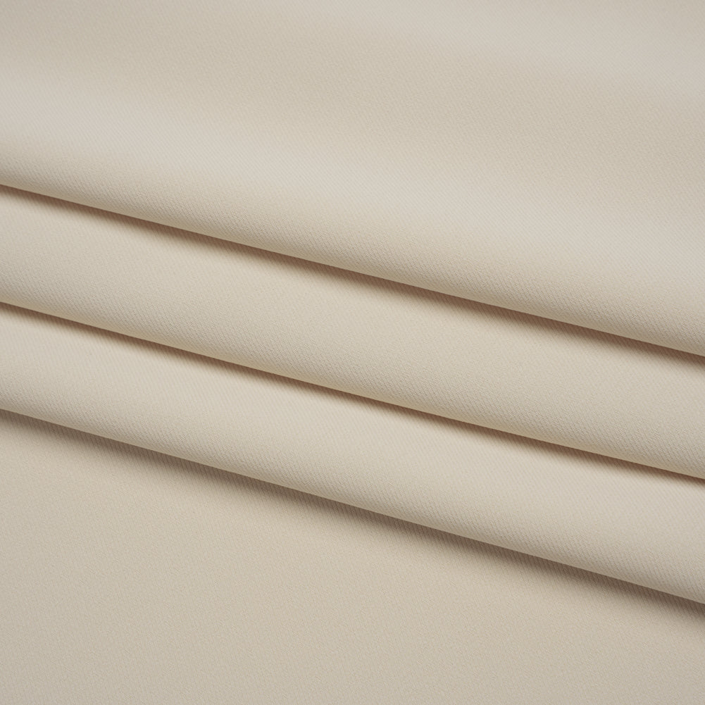 Soft Lightweight Polyester Gabardine - Ivory - Stefanie Collection Soft Lightweight Polyester Gabardine - Ivory - Stefanie Collection
