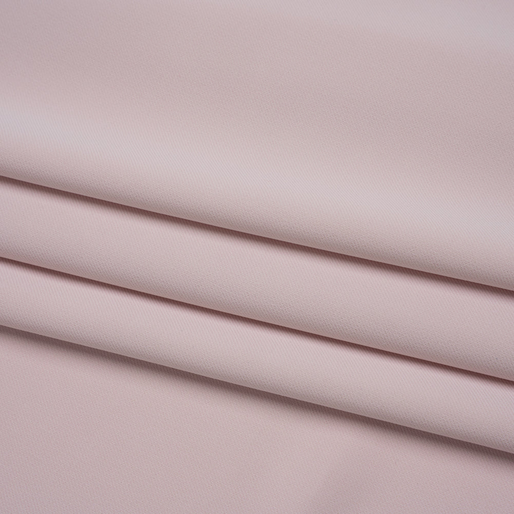 Soft Lightweight Polyester Gabardine - Pale Rose - Stefanie Collection - Folded Soft Lightweight Polyester Gabardine - Pale Rose - Stefanie Collection - Folded