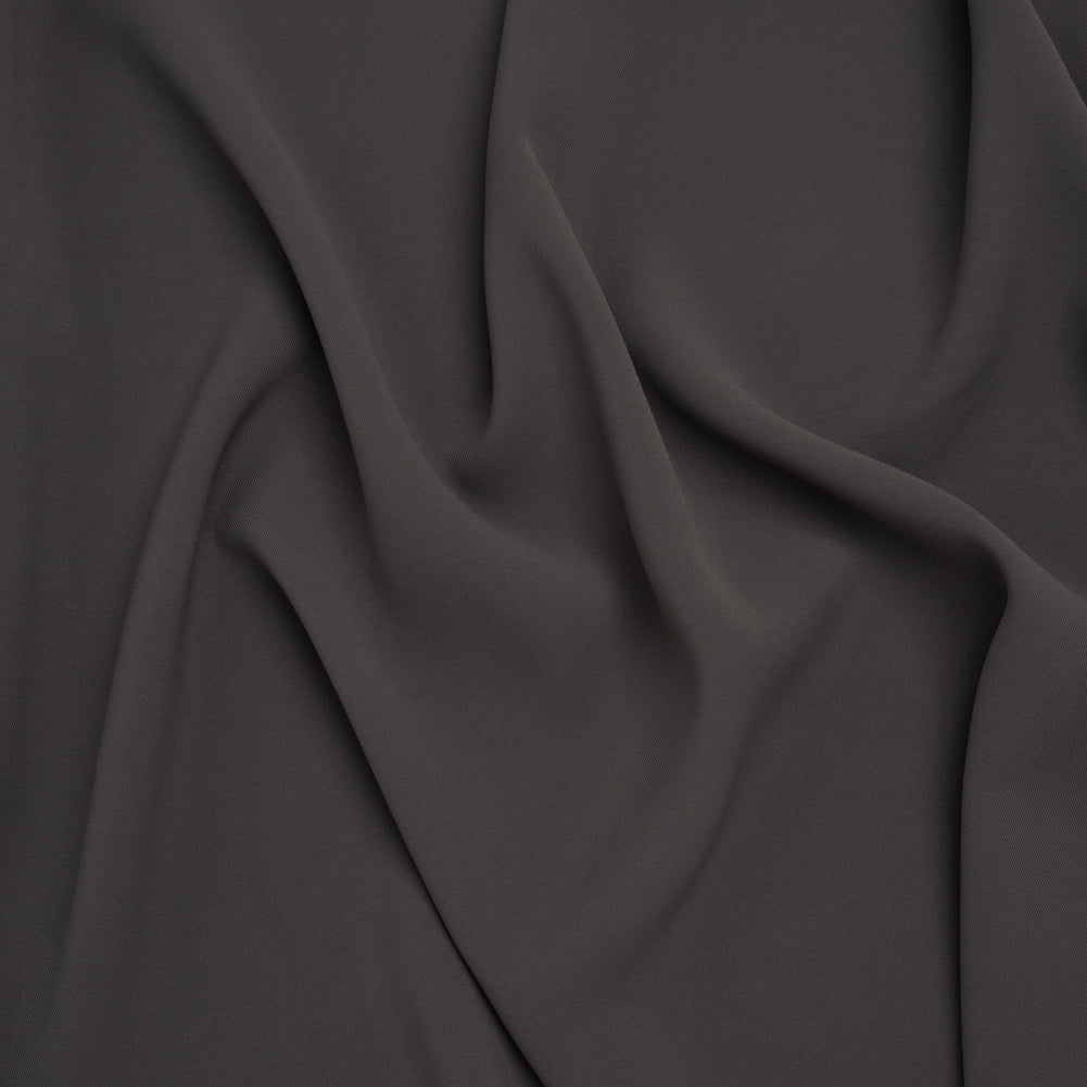 Soft Lightweight Polyester Gabardine - Charcoal - Stefanie Collection Soft Lightweight Polyester Gabardine - Charcoal - Stefanie Collection