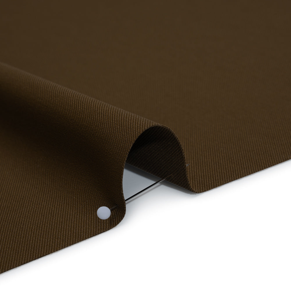 Soft Lightweight Polyester Gabardine - Brown - Stefanie Collection Soft Lightweight Polyester Gabardine - Brown - Stefanie Collection