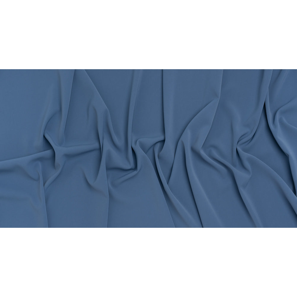 Soft Lightweight Polyester Gabardine - Country Blue - Stefanie Collection Soft Lightweight Polyester Gabardine - Country Blue - Stefanie Collection