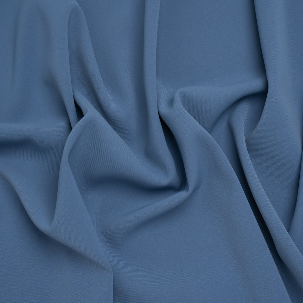 Soft Lightweight Polyester Gabardine - Country Blue - Stefanie Collection Soft Lightweight Polyester Gabardine - Country Blue - Stefanie Collection