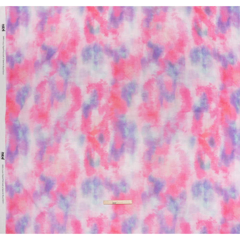 Slubbed Gauzy Cotton Woven - Pink, Lilac and Sky Blue Soft Tie Dye - Mood Exclusive Soft Sighs Print Slubbed Gauzy Cotton Woven - Pink, Lilac and Sky Blue Soft Tie Dye - Mood Exclusive Soft Sighs Print
