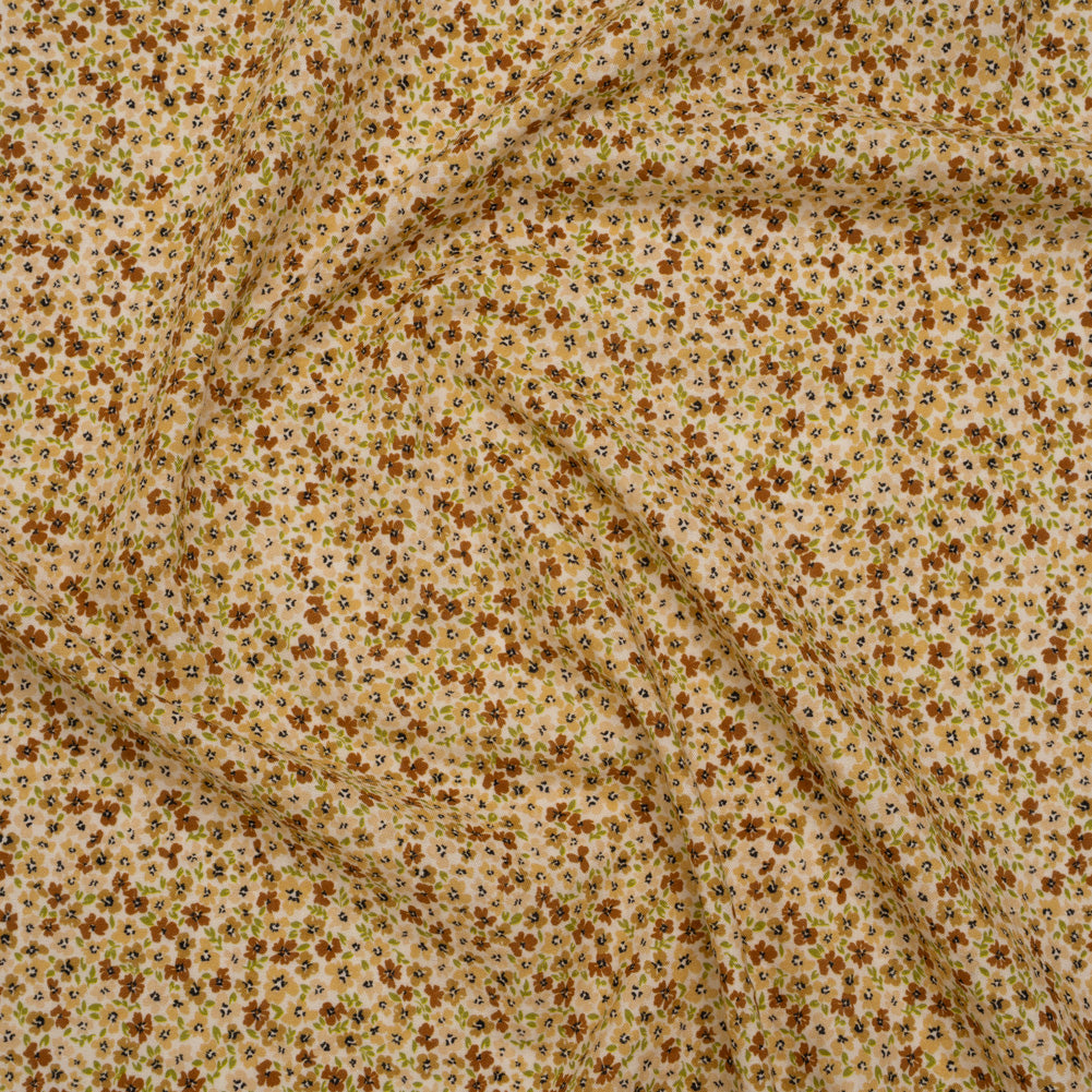 Cotton and Viscose Striped Seersucker - Beige, Tan and Light Green Ditsy Floral - Mood Exclusive Spring’s Sweet Song Print Cotton and Viscose Striped Seersucker - Beige, Tan and Light Green Ditsy Floral - Mood Exclusive Spring’s Sweet Song Print