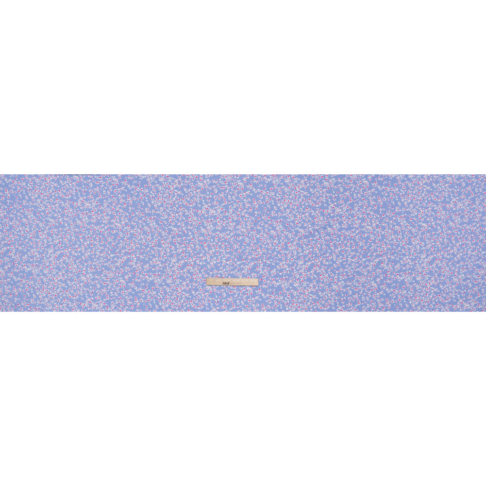 Stretch Cotton and Modal Jersey - Periwinkle, White and Pink Animal Spots - Deadstock Stretch Cotton and Modal Jersey - Periwinkle, White and Pink Animal Spots - Deadstock