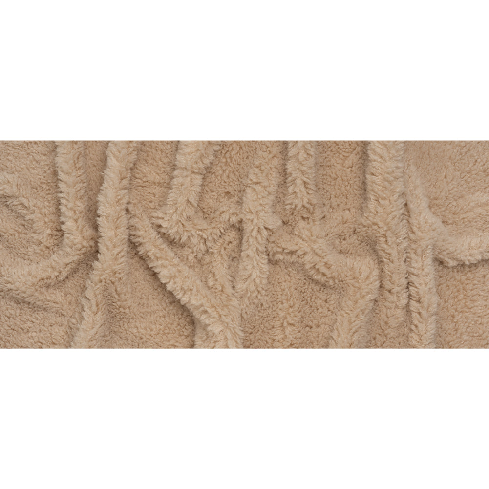 High Pile Faux Shearling Fur - Ecru - Deadstock High Pile Faux Shearling Fur - Ecru - Deadstock
