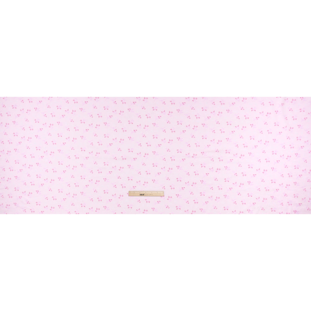 Cotton Jersey - Light Pink Flower Buds - Deadstock Cotton Jersey - Light Pink Flower Buds - Deadstock
