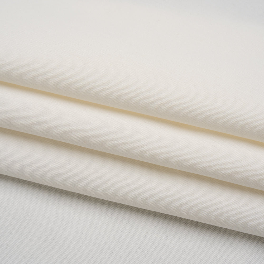 Lightweight Cotton Canvas - Off White PFD - Deadstock Lightweight Cotton Canvas - Off White PFD - Deadstock