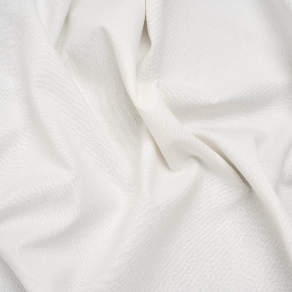 Lightweight Cotton Canvas - Off White PFD - Deadstock Lightweight Cotton Canvas - Off White PFD - Deadstock