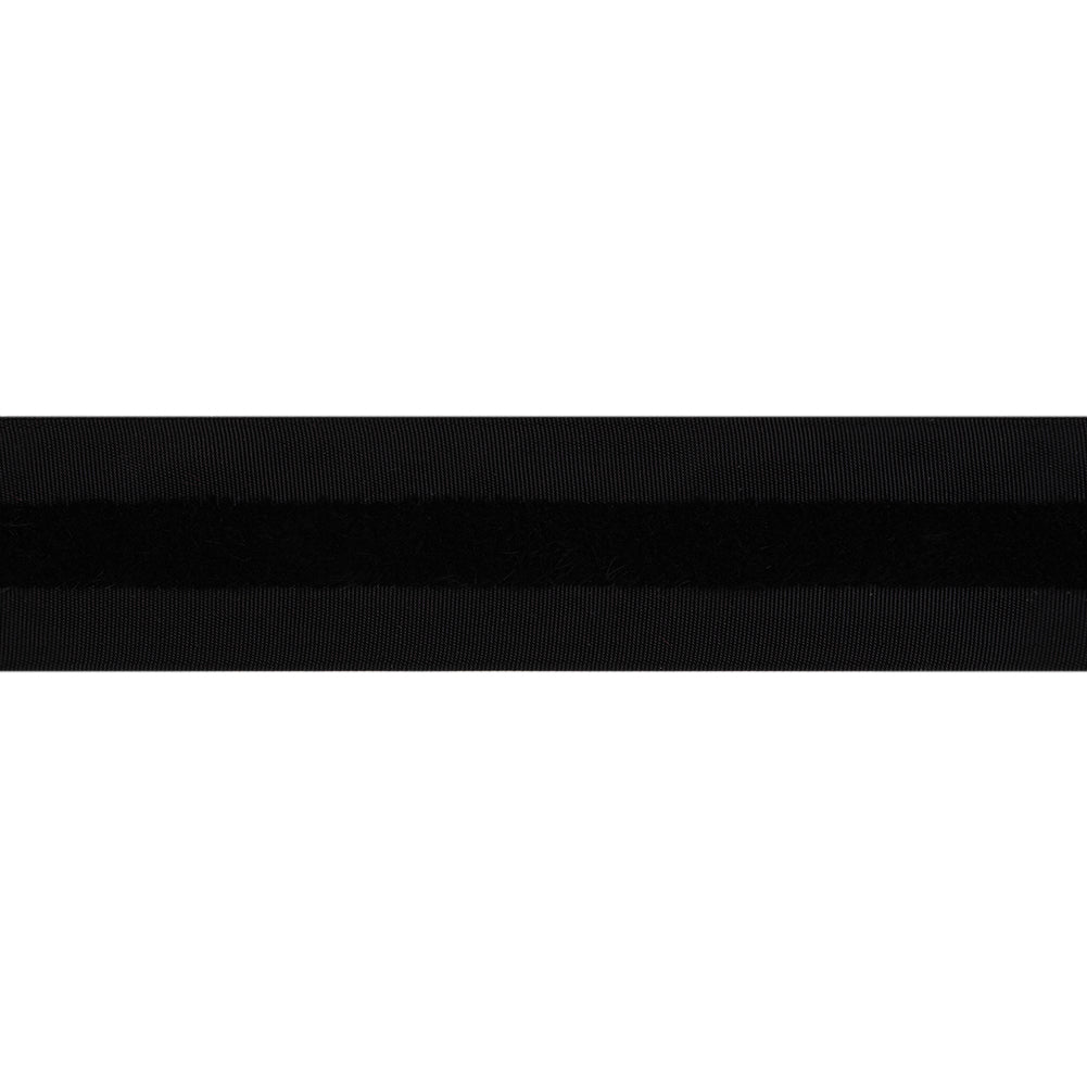 Velvet Stripe Woven Ribbon Trim Made in Italy - 0.75" - Black Velvet Stripe Woven Ribbon Trim Made in Italy - 0.75" - Black
