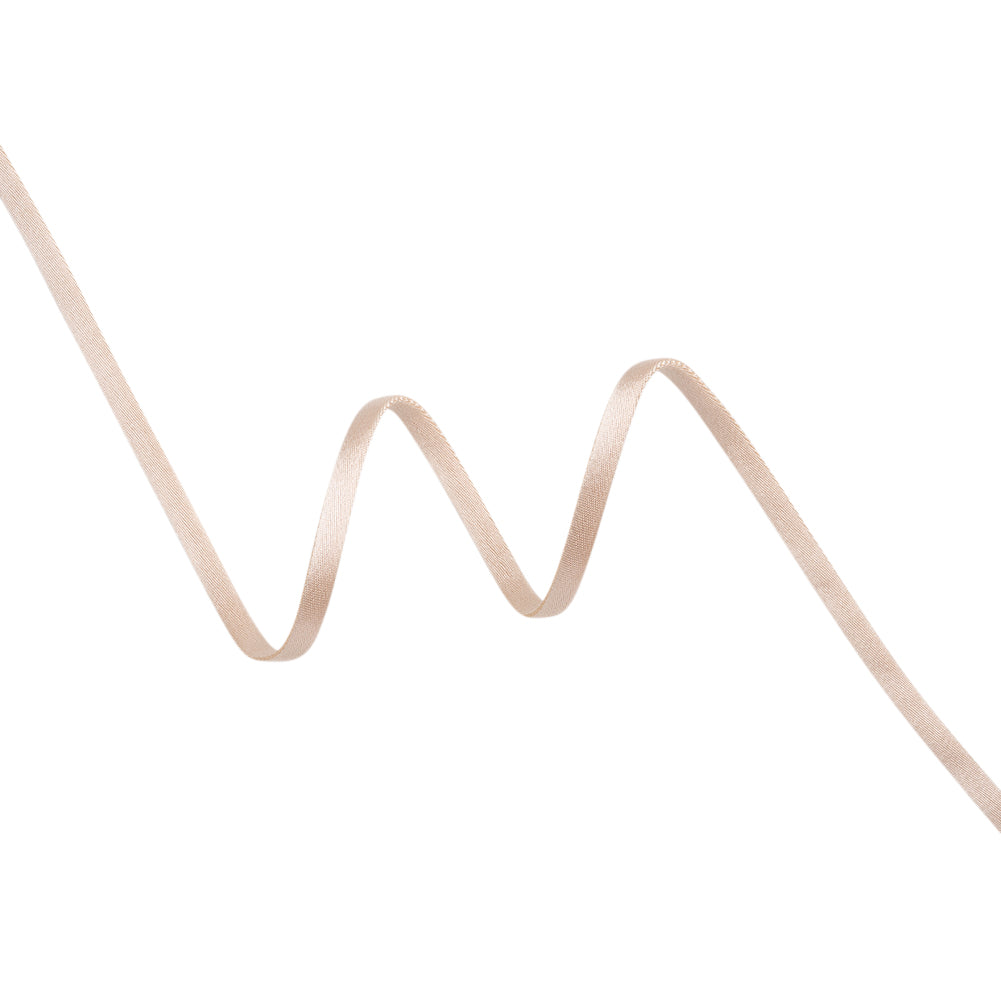 Satin Rattail Cord Made in Italy - 5mm - Light Beige - Irina Collection Satin Rattail Cord Made in Italy - 5mm - Light Beige - Irina Collection