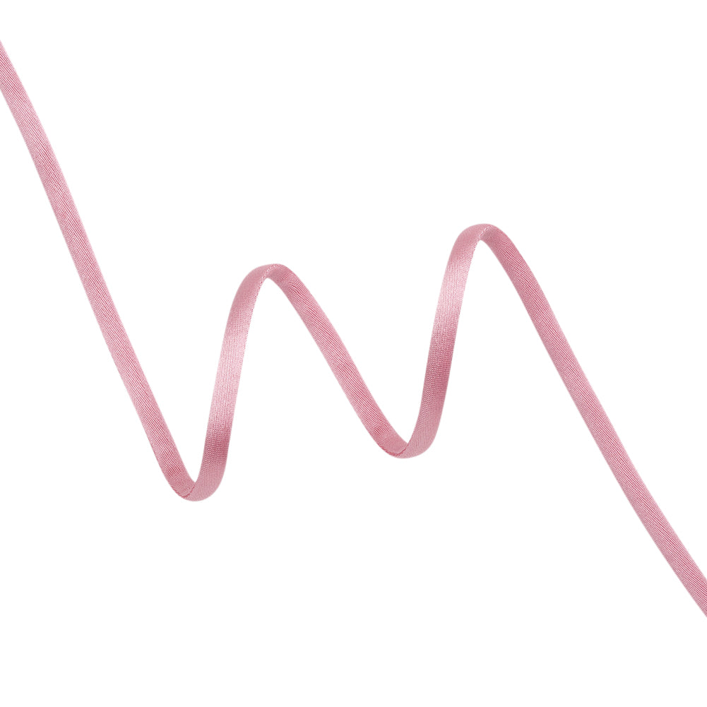 Satin Rattail Cord Made in Italy - 7mm - Pink - Irina Collection Satin Rattail Cord Made in Italy - 7mm - Pink - Irina Collection