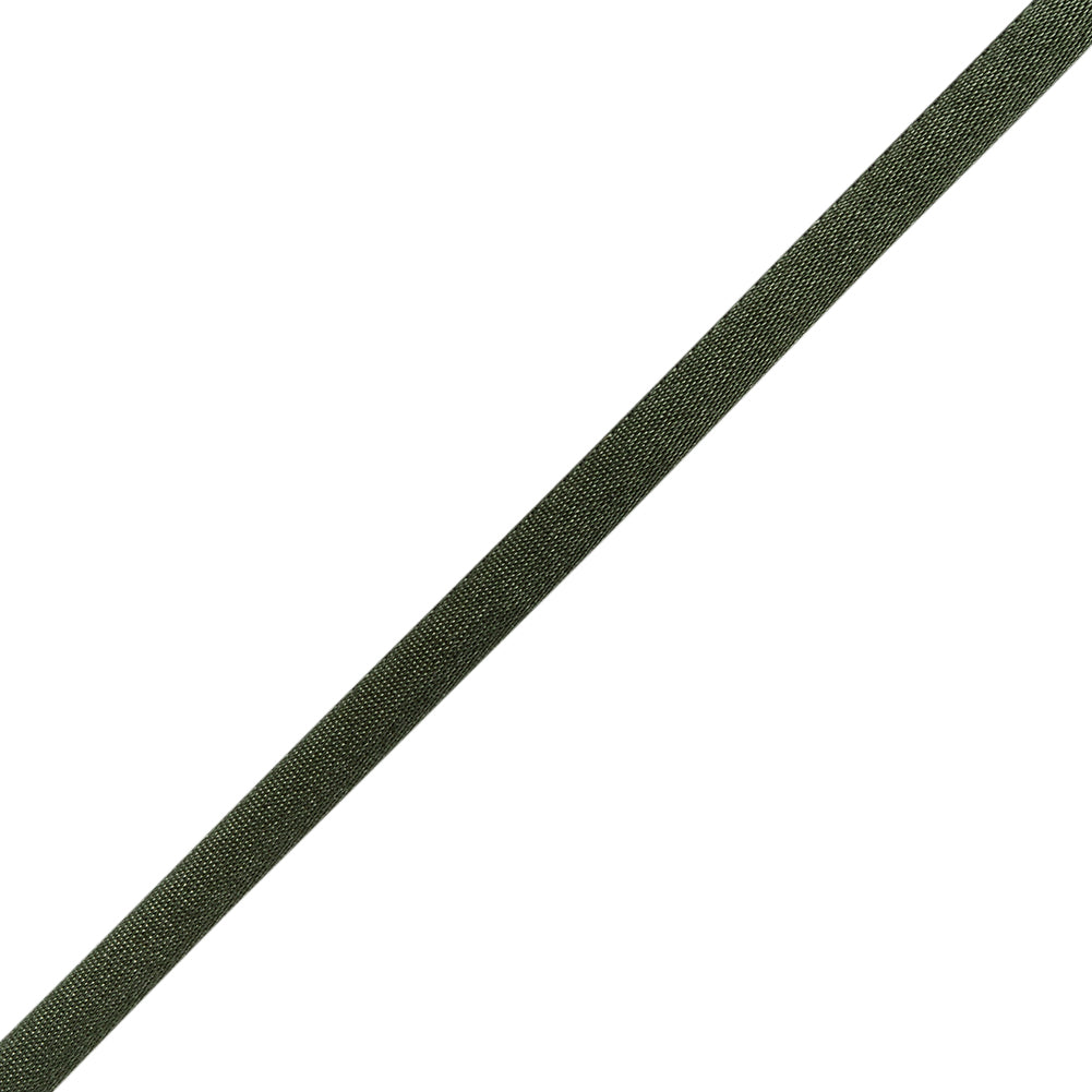 Satin Rattail Cord Made in Italy - 7mm - Moss Green - Irina Collection Satin Rattail Cord Made in Italy - 7mm - Moss Green - Irina Collection