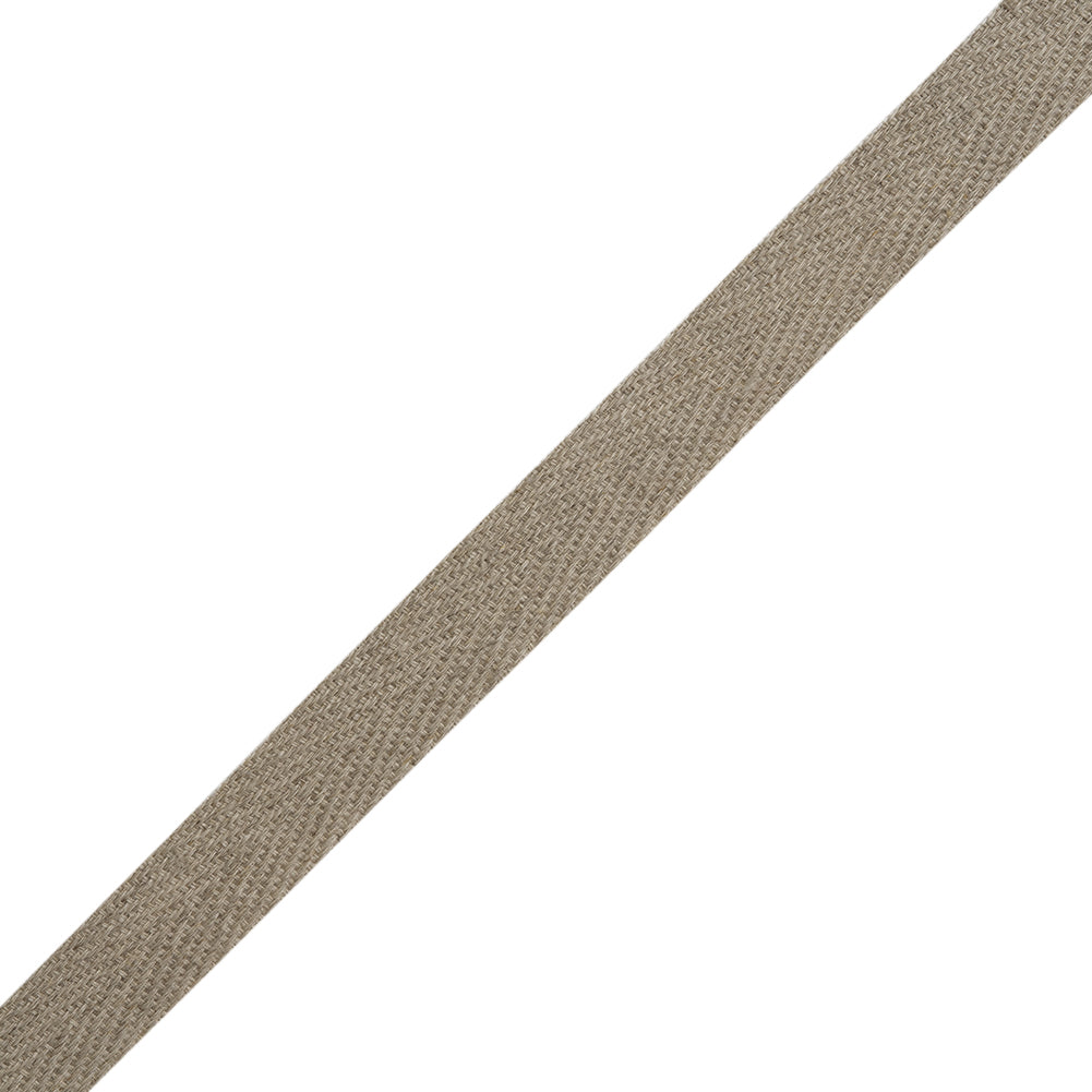Linen Blend Twill Tape Made in Italy - 15mm - Beige Linen Blend Twill Tape Made in Italy - 15mm - Beige