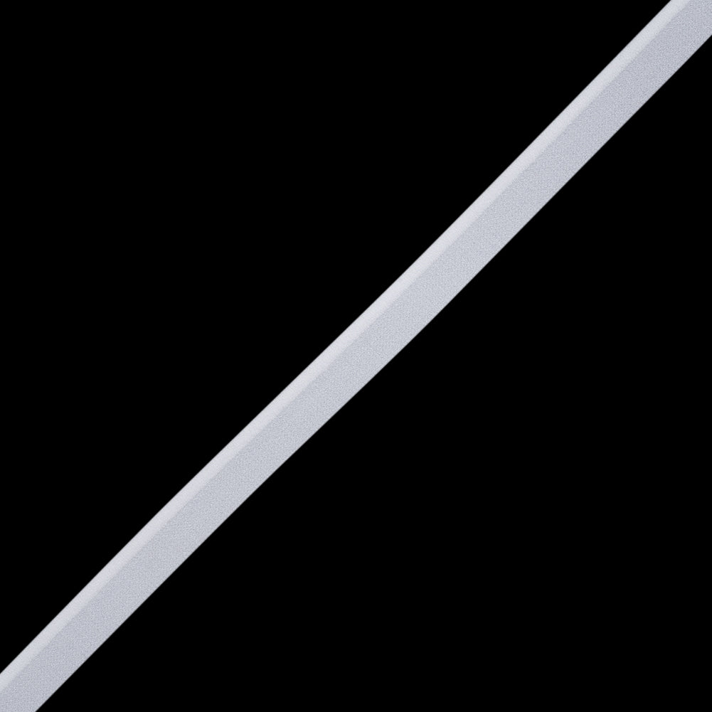 Stretch Nylon Piping with Lip Made in Italy - 0.375" - White Folded Stretch Nylon Piping with Lip Made in Italy - 0.375" - White Folded