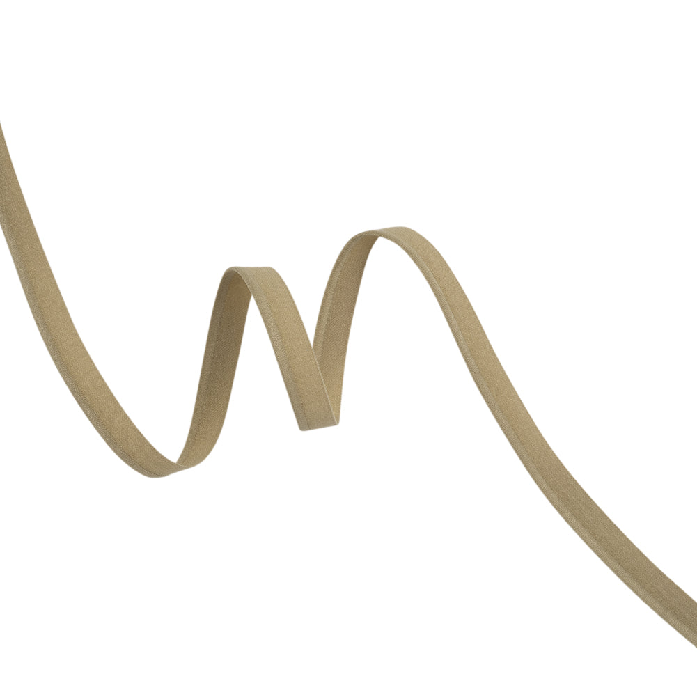 Stretch Nylon Piping with Lip Made in Italy - 0.375" - Beige Stretch Nylon Piping with Lip Made in Italy - 0.375" - Beige