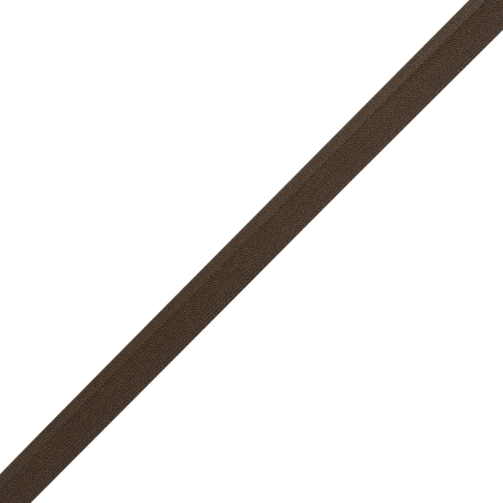 Stretch Nylon Piping with Lip Made in Italy - 0.375" - Brown Folded Stretch Nylon Piping with Lip Made in Italy - 0.375" - Brown Folded