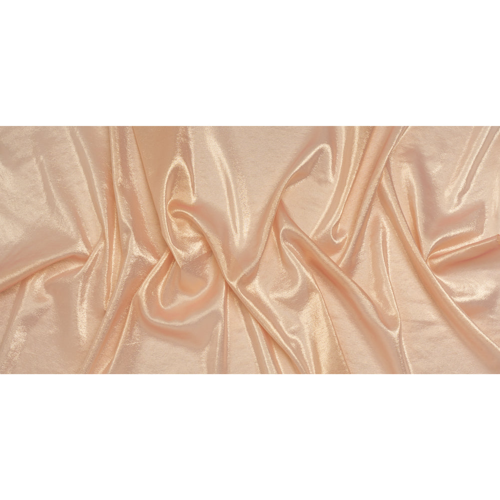 Metallic Silk Lame - Pink and Gold - Deadstock Metallic Silk Lame - Pink and Gold - Deadstock