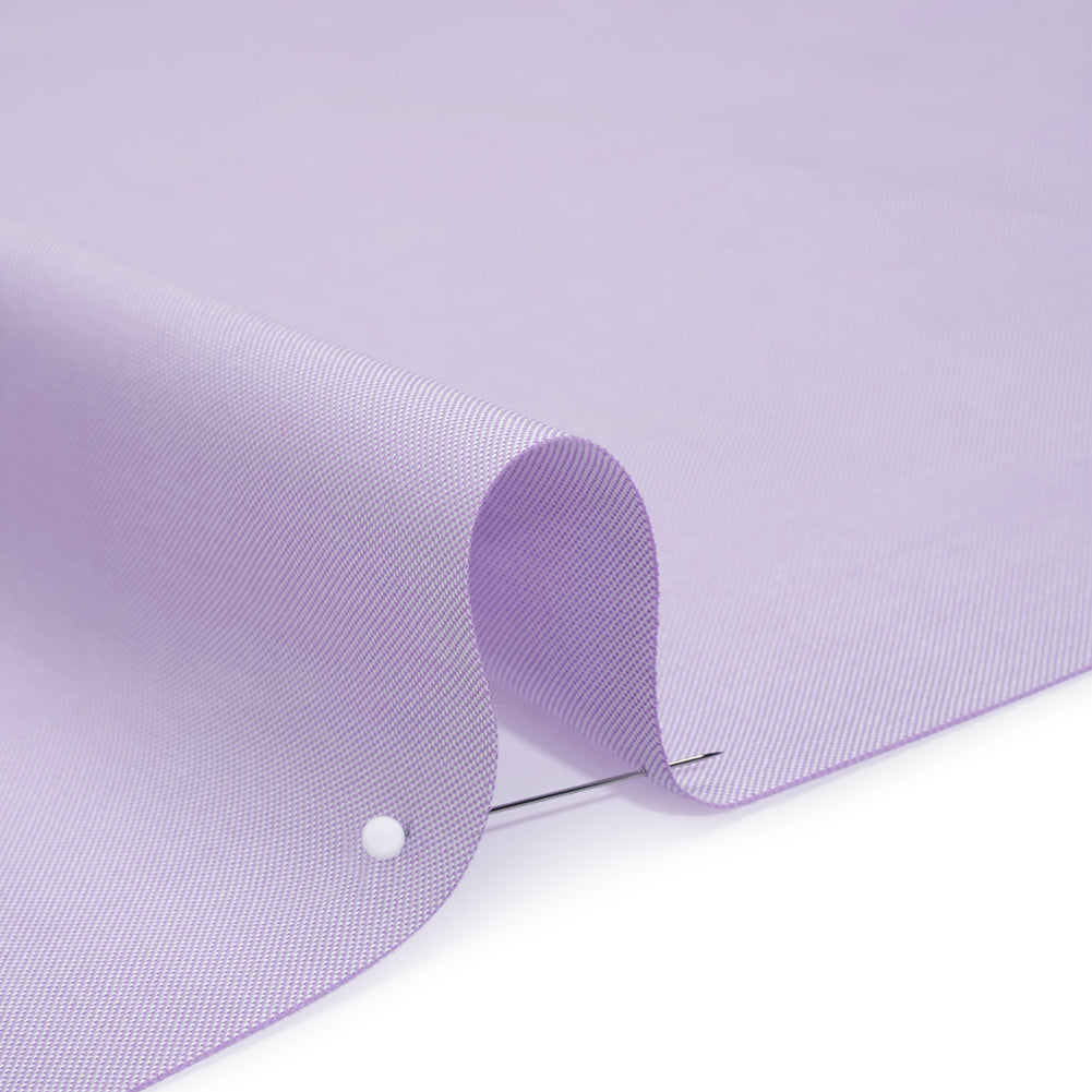 Cotton Oxford Shirting - Light Purple - Designer Deadstock Cotton Oxford Shirting - Light Purple - Designer Deadstock