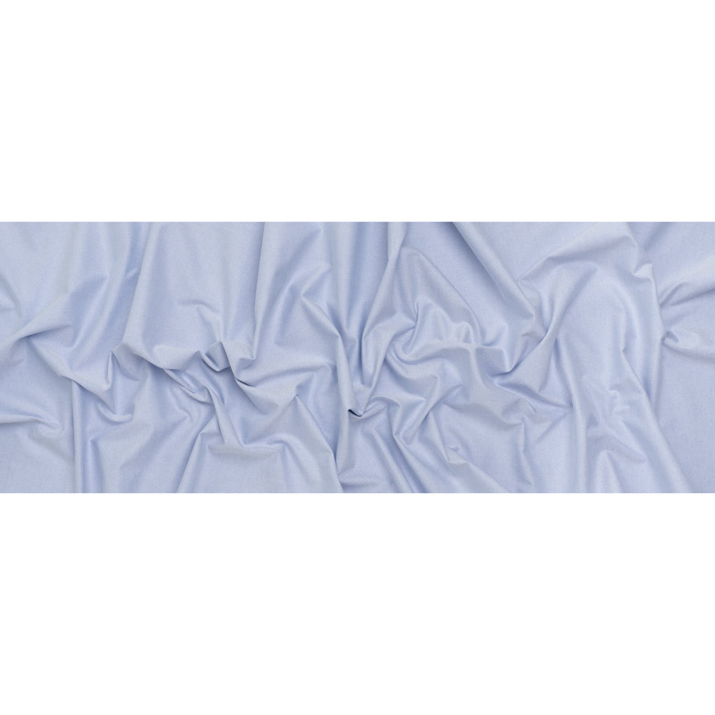 Cotton Oxford Shirting - Bright Blue and White - Deadstock Cotton Oxford Shirting - Bright Blue and White - Deadstock