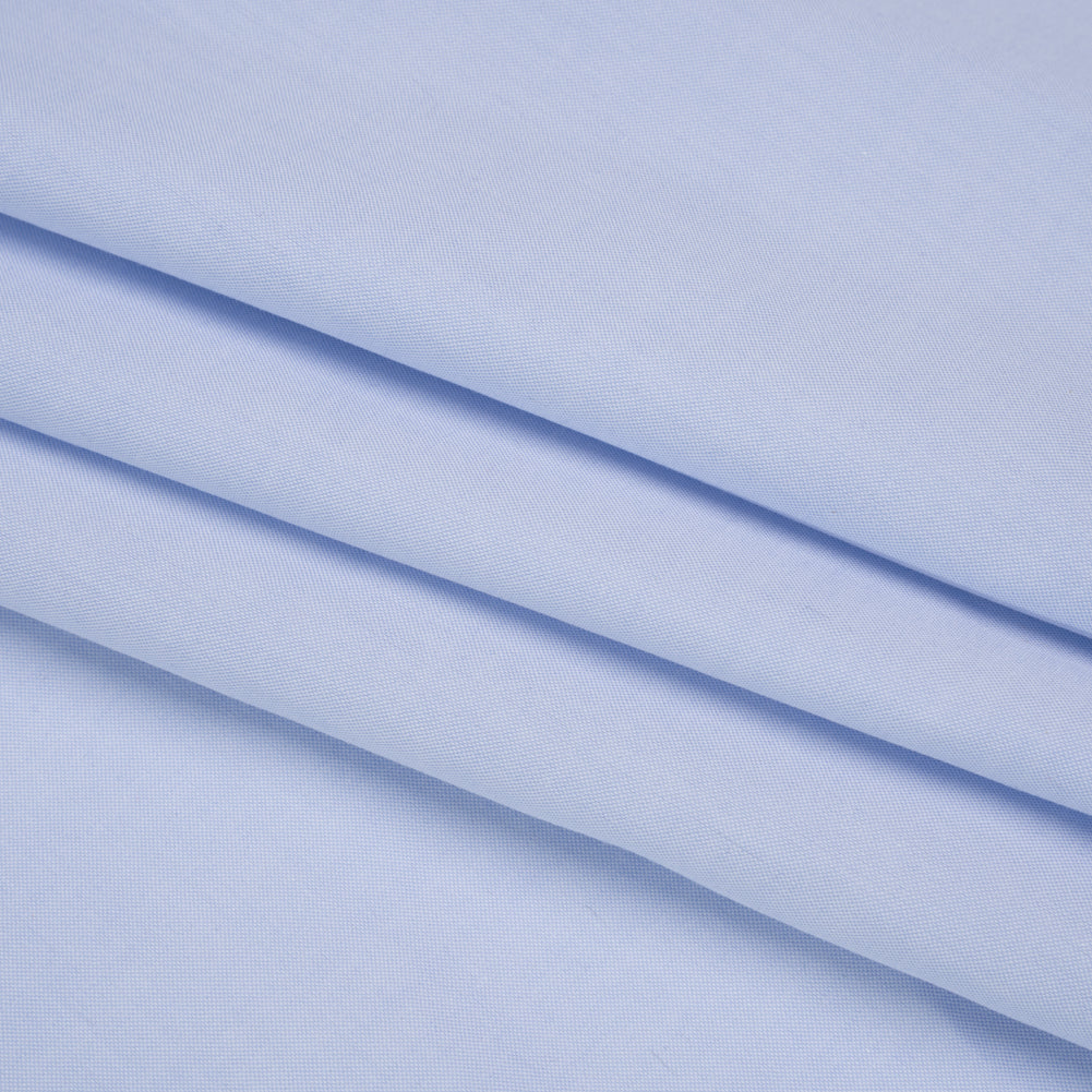 Cotton Shirting - Light Blue - Deadstock Cotton Shirting - Light Blue - Deadstock