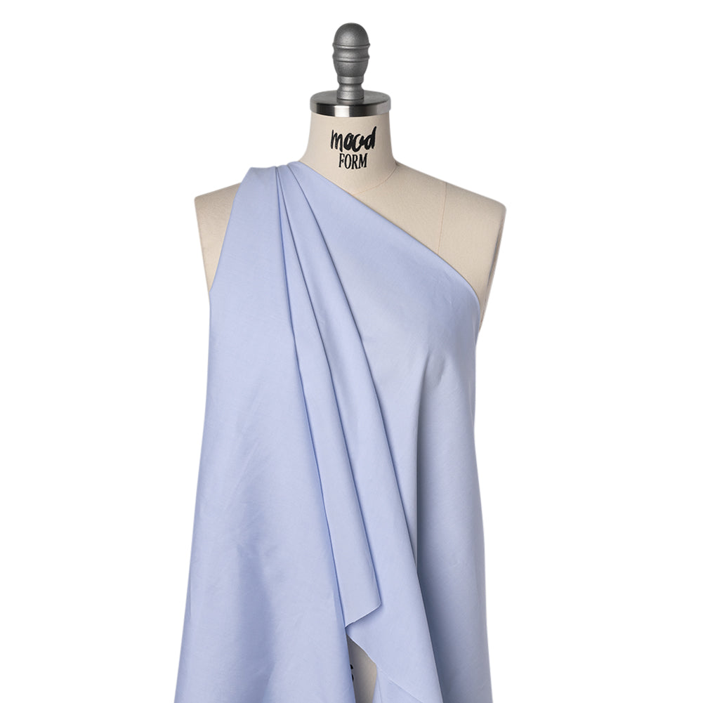 Cotton Shirting - Light Blue - Deadstock Cotton Shirting - Light Blue - Deadstock