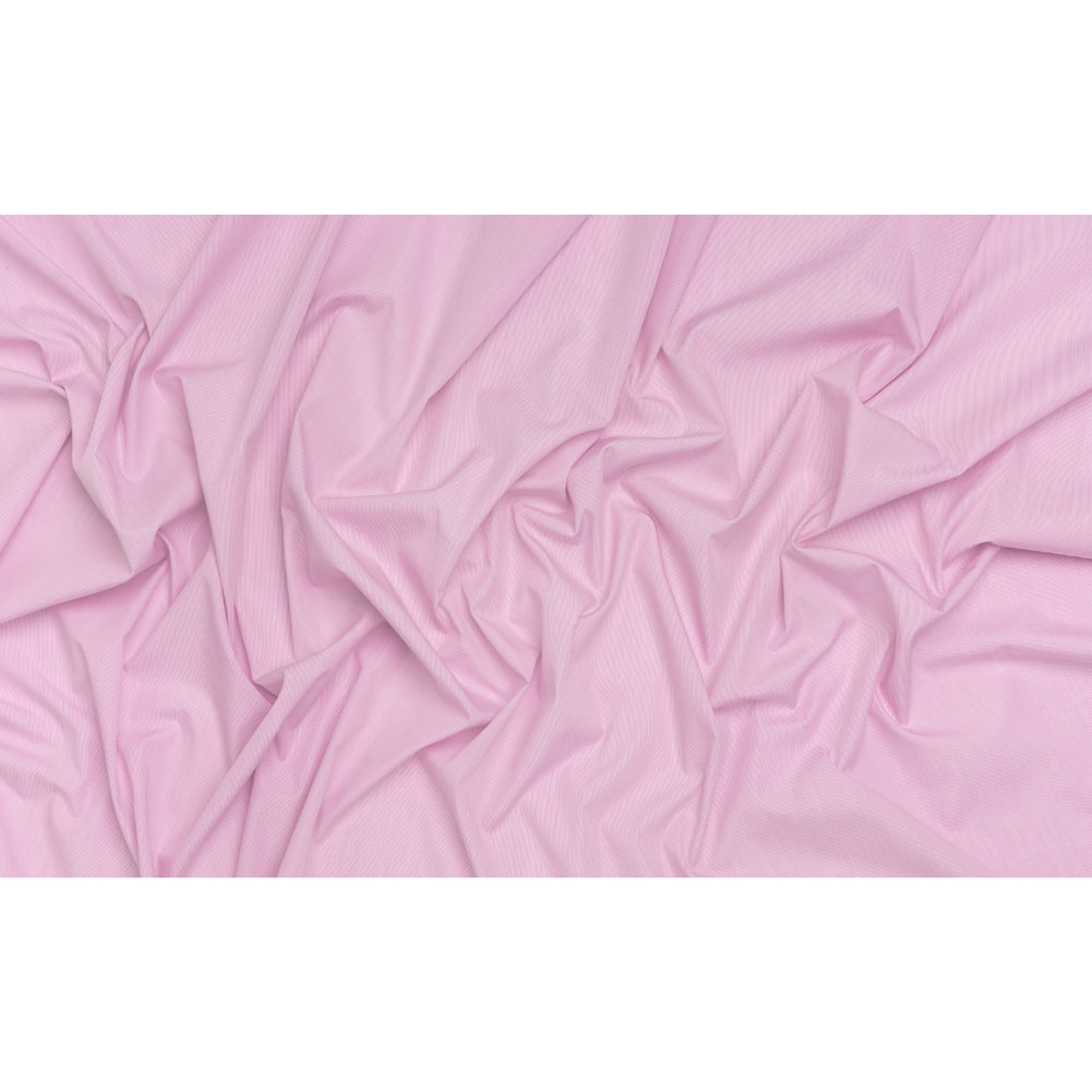 Cotton Poplin Shirting - Orchid Pink Stripes - Deadstock Cotton Poplin Shirting - Orchid Pink Stripes - Deadstock