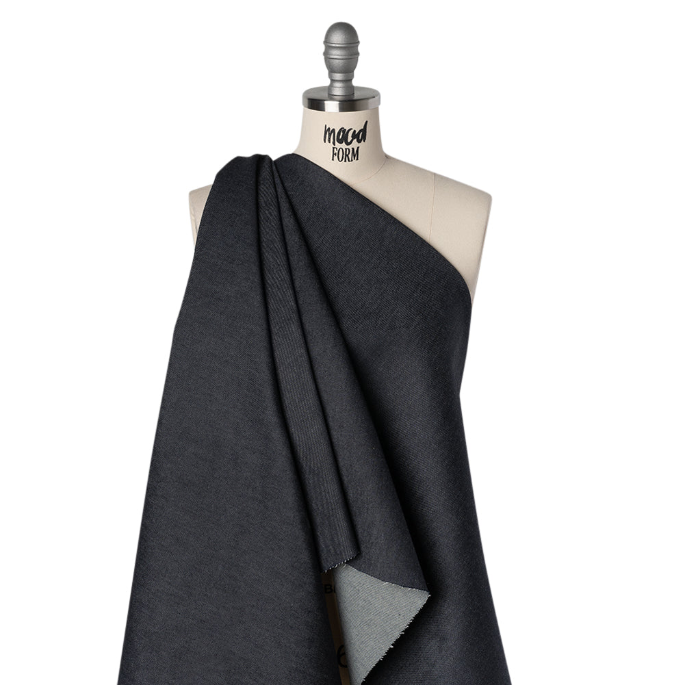 Stretch Cotton Blend Denim - Indigo - Deadstock Drape Stretch Cotton Blend Denim - Indigo - Deadstock Drape