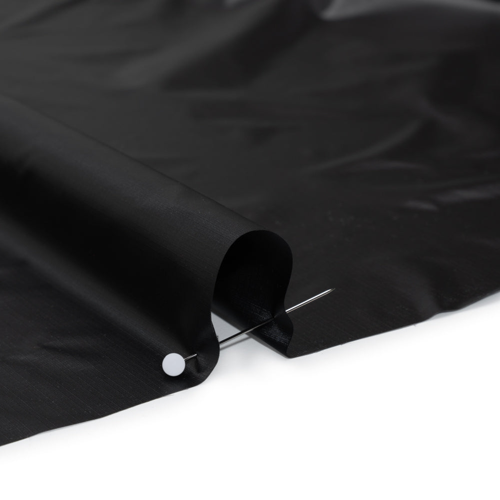 Lightweight Nylon Ripstop - Carbon - Deadstock Lightweight Nylon Ripstop - Carbon - Deadstock