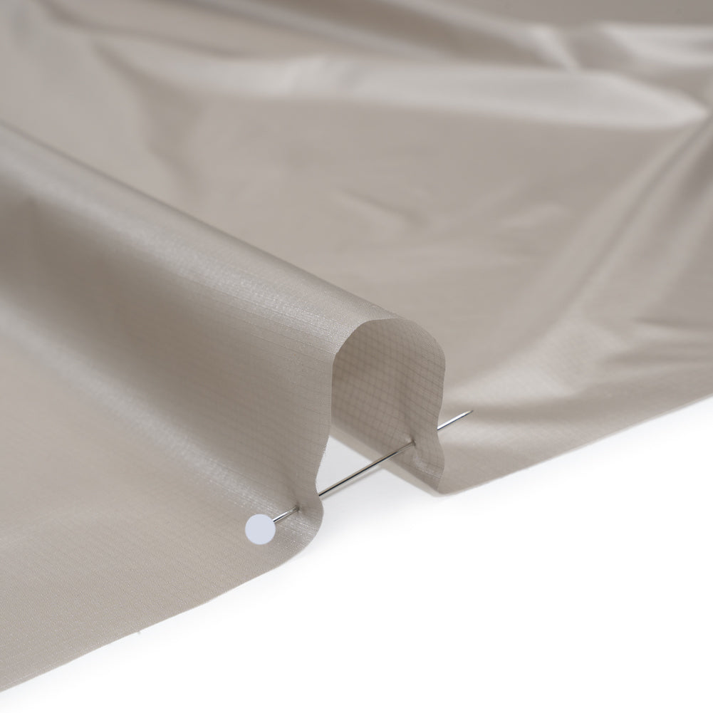 Lightweight Nylon Ripstop - Limestone - Deadstock Lightweight Nylon Ripstop - Limestone - Deadstock